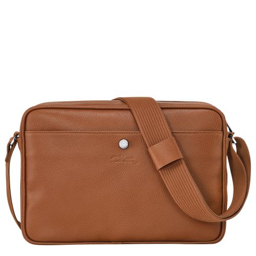 Caramel - Leather Longchamp Le FoulonnÉ M Camera Men Crossbody Bags | AU8825HA