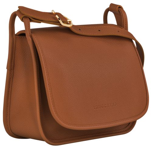 Caramel - Leather Longchamp Le FoulonnÉ M Women Crossbody Bags | AU7485RV