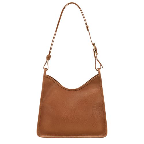 Caramel - Leather Longchamp Le FoulonnÉ M Hobo Women Shoulder Bags | AU7578GS