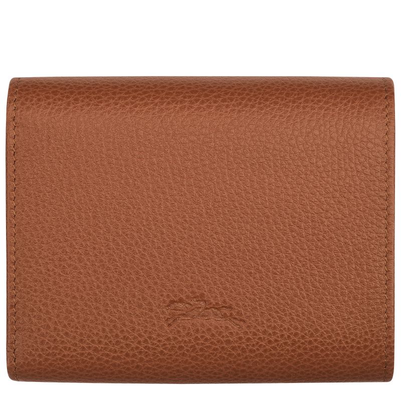 Caramel - Leather Longchamp Le FoulonnÉ Men Wallets | AU9007AH