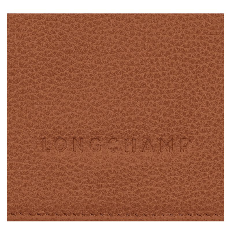 Caramel - Leather Longchamp Le FoulonnÉ Men Wallets | AU9007AH