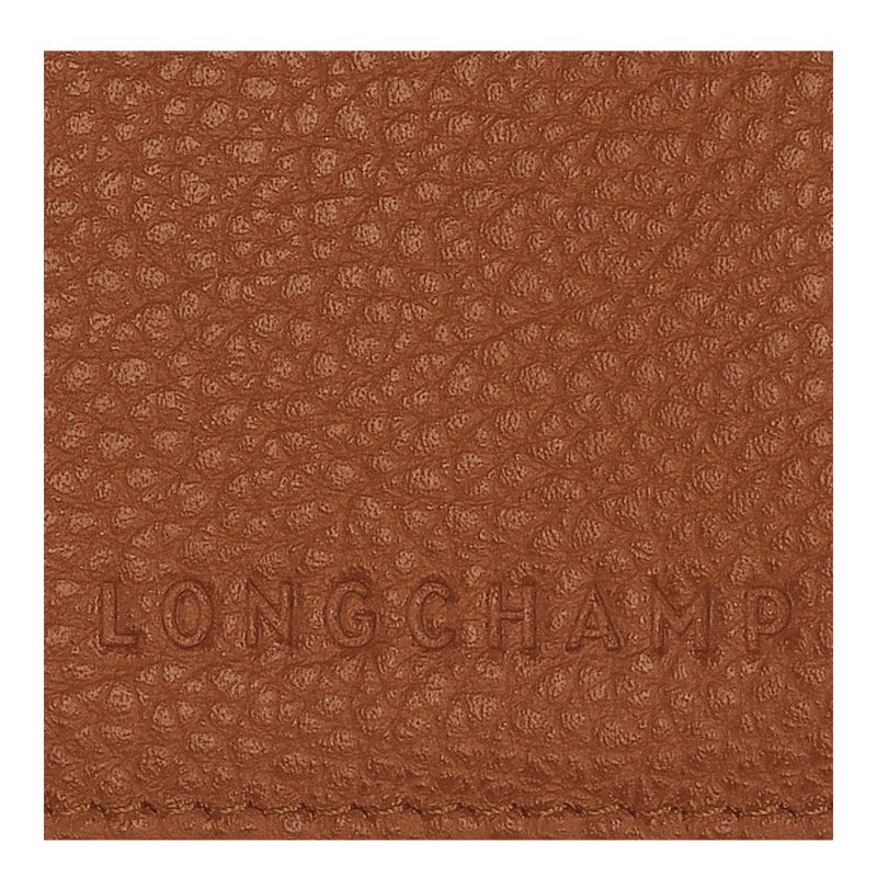 Caramel - Leather Longchamp Le FoulonnÉ Passport cover Women Accessories | AU8179GS