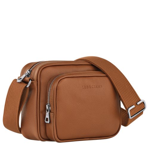 Caramel - Leather Longchamp Le FoulonnÉ S Camera Men Crossbody Bags | AU8824JP