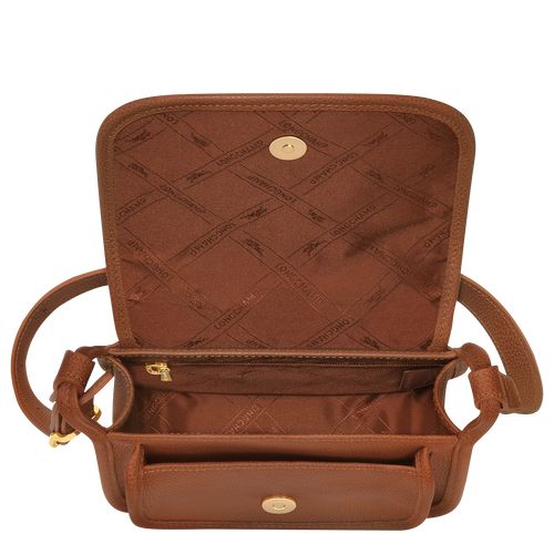 Caramel - Leather Longchamp Le FoulonnÉ S Women Crossbody Bags | AU7489QM