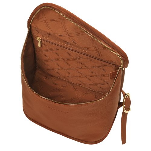 Caramel - Leather Longchamp Le FoulonnÉ Women Backpacks | AU7663LI