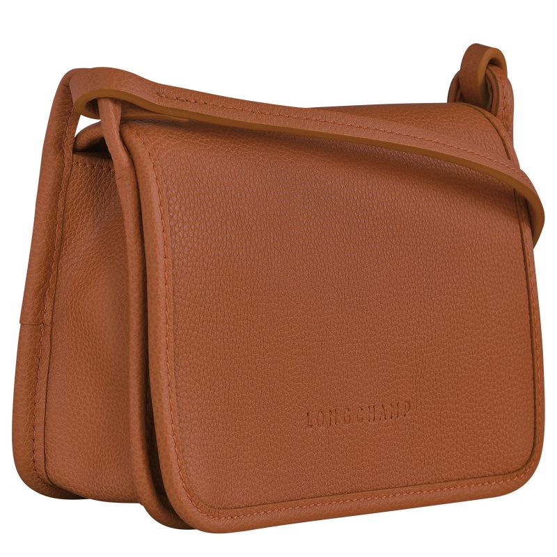 Caramel - Leather Longchamp Le FoulonnÉ XS Clutch Women Crossbody Bags | AU7397DF