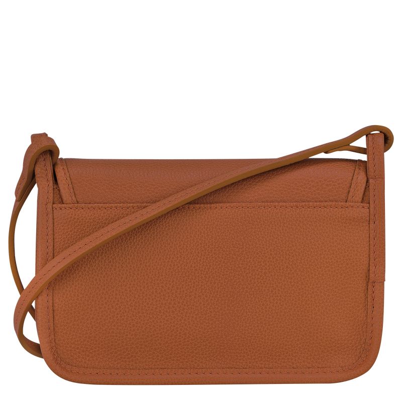 Caramel - Leather Longchamp Le FoulonnÉ XS Clutch Women Crossbody Bags | AU7397DF