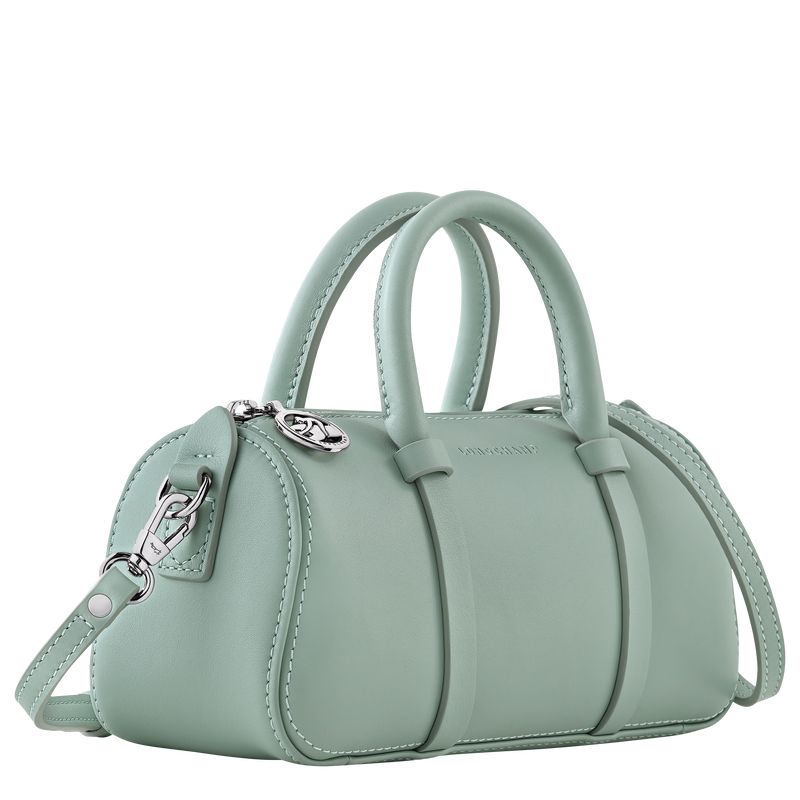 Celadon - Leather Longchamp Daylong S Women Handbag | AU7274UZ