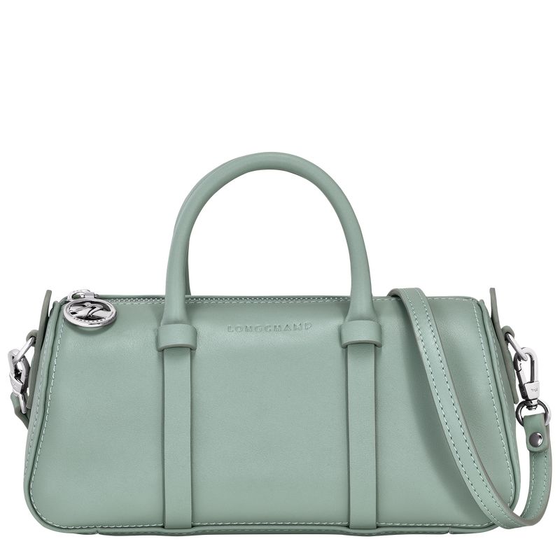 Celadon - Leather Longchamp Daylong S Women Handbag | AU7274UZ