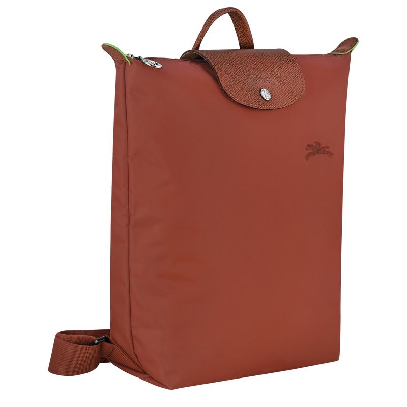 Chestnut - Canvas Longchamp Le Pliage M Women Backpacks | AU7655AH