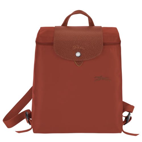 Chestnut - Recycled canvas Longchamp Le Pliage Green M Men Backpacks | AU8863VR