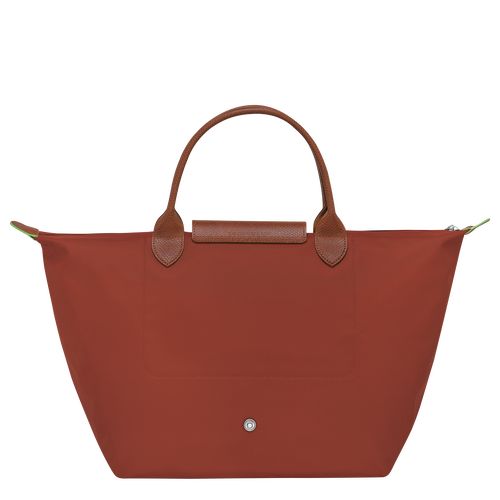 Chestnut - Recycled canvas Longchamp Le Pliage Green M Women Handbag | AU7349JP