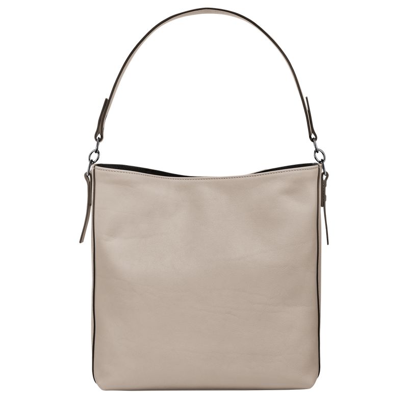 Clay - Leather Longchamp 3D M Hobo Women Shoulder Bags | AU7548IL