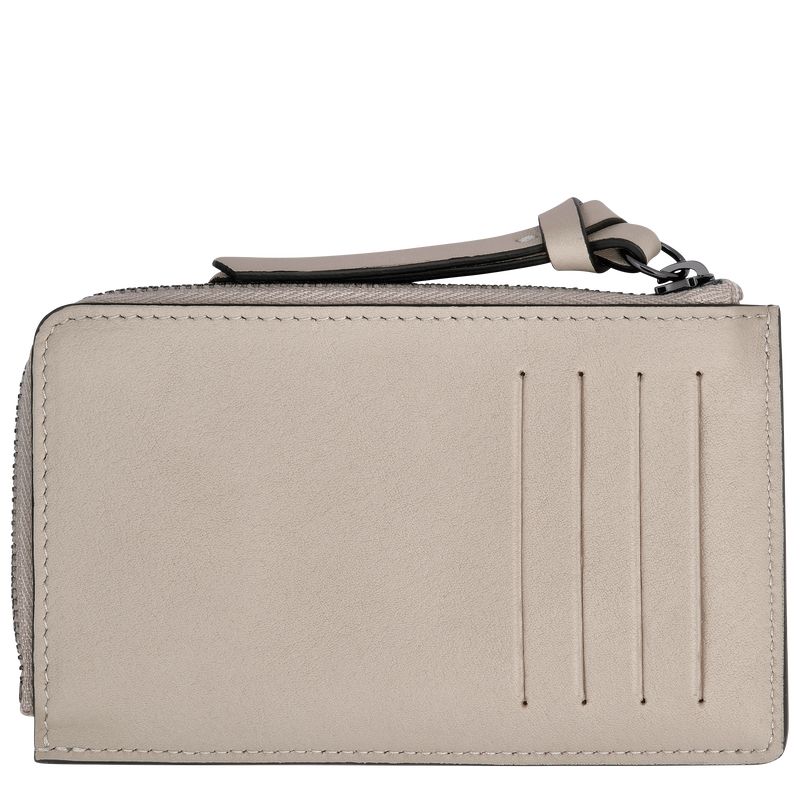 Clay - Leather Longchamp 3D Men Card Holder | AU9022MQ