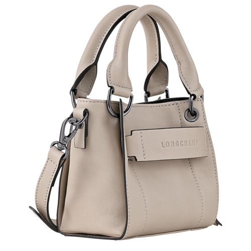 Clay - Leather Longchamp 3D XS Handbag Women Mini Bags | AU7141JP