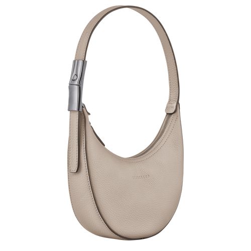 Clay - Leather Longchamp Le Roseau Essential S Hobo Women Shoulder Bags | AU7582AH