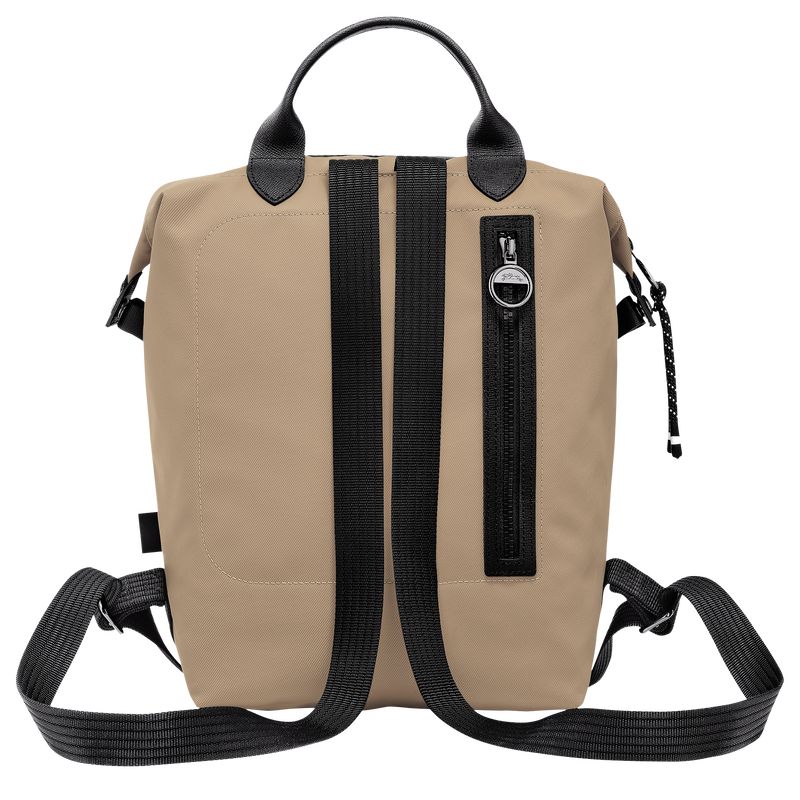 Clay - Recycled canvas Longchamp Le Pliage Energy L Men Backpacks | AU8839WN