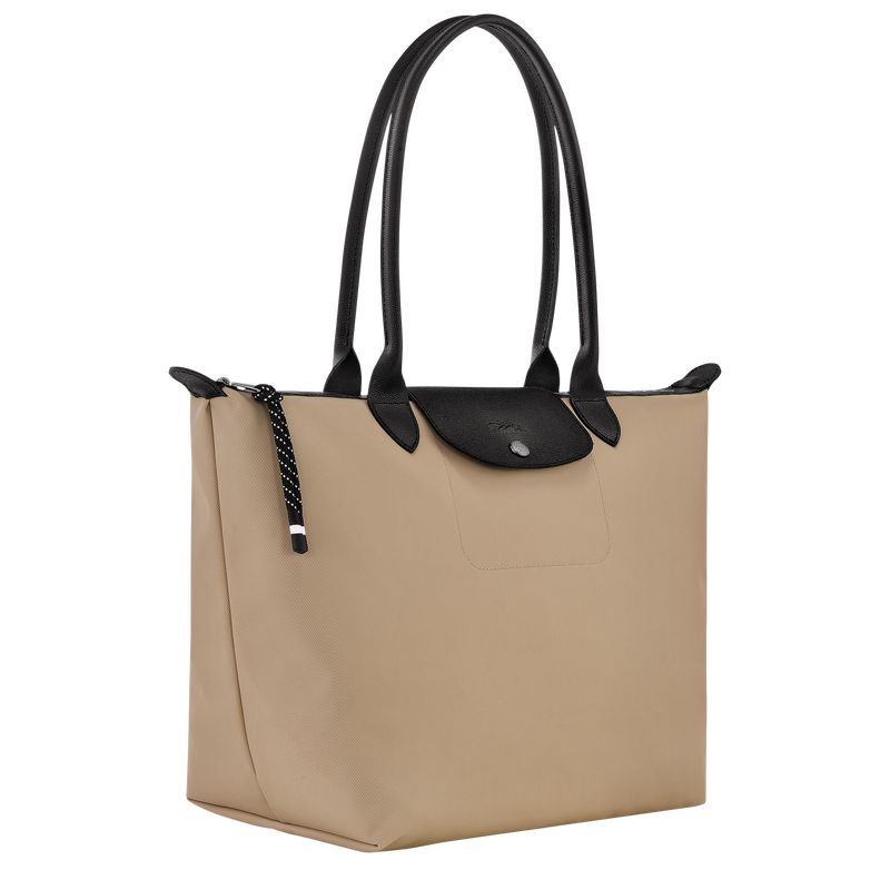 Clay - Recycled canvas Longchamp Le Pliage Energy L Tote Women Shoulder Bags | AU7508ZU