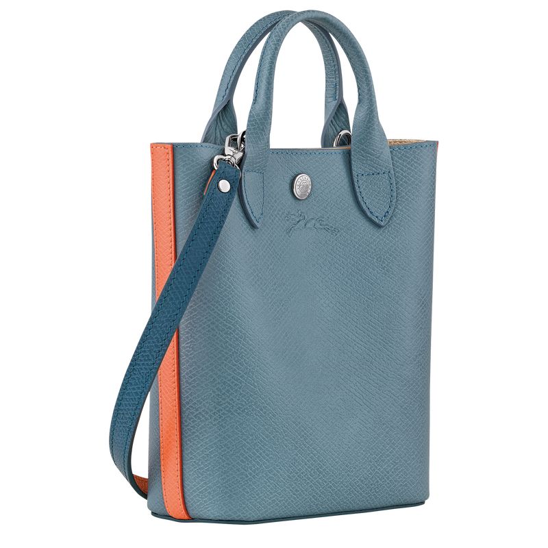 Cloud Blue - Leather Longchamp Épure XS Tote Women Handbag | AU7219PJ