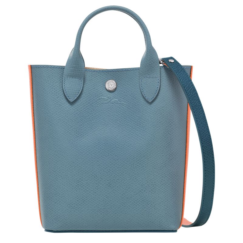 Cloud Blue - Leather Longchamp Épure XS Tote Women Mini Bags | AU7022WN