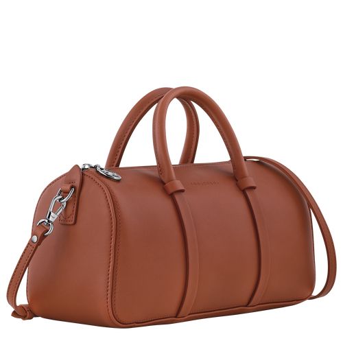 Cognac - Leather Longchamp Daylong M Women Handbag | AU7373SG