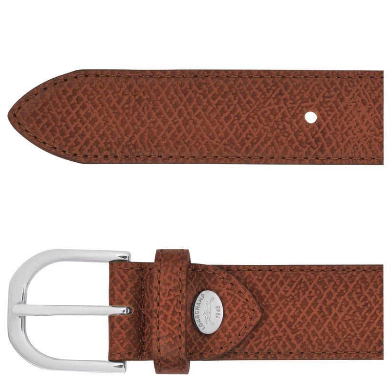 Cognac - Leather Longchamp Le Pliage Women Belts | AU8364OK