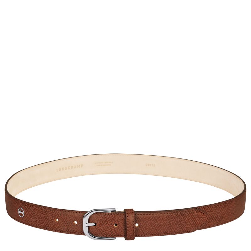 Cognac - Leather Longchamp Le Pliage Women Belts | AU8364OK