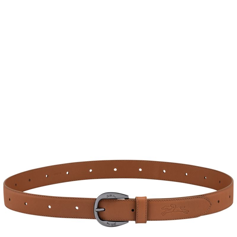 Cognac - Leather Longchamp Le Pliage Xtra Women Belts | AU8370EB