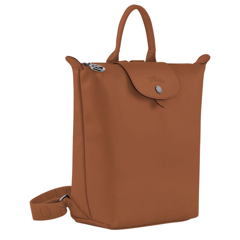 Cognac - Leather Longchamp Le Pliage Xtra S Men Backpacks | AU8849OK