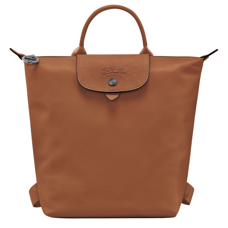 Cognac - Leather Longchamp Le Pliage Xtra S Men Backpacks | AU8849OK