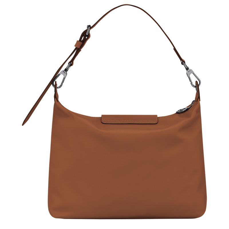 Cognac - Leather Longchamp Le Pliage Xtra M Hobo Women Shoulder Bags | AU7520XY