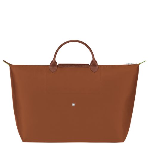 Cognac - Recycled canvas Longchamp Le Pliage Green S Women Travel Bags | AU8122PJ