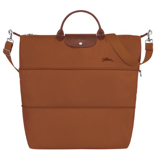 Cognac - Recycled canvas Longchamp Le Pliage Green expandable Men Travel Bags | AU9224ZU