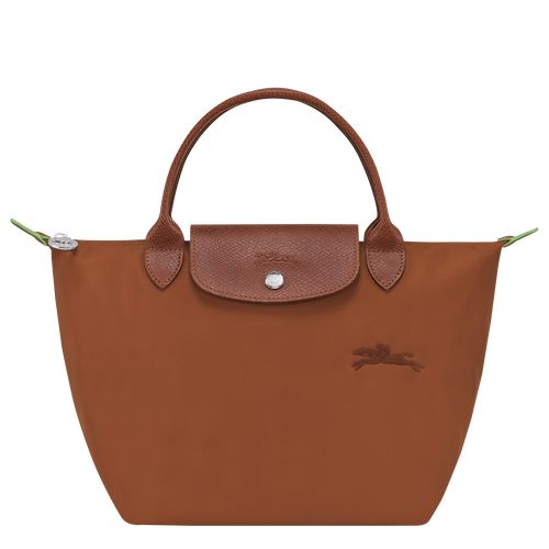 Cognac - Recycled canvas Longchamp Le Pliage Green S Women Handbag | AU7355VR