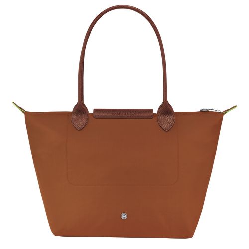 Cognac - Recycled canvas Longchamp Le Pliage Green M Tote Women Shoulder Bags | AU7596RV