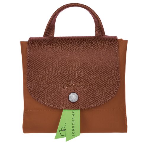 Cognac - Recycled canvas Longchamp Le Pliage Green M Women Backpacks | AU7668BE