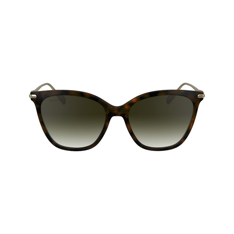 Dark Havana - Acetate / Metal Longchamp Women Sunglasses | AU8455CT