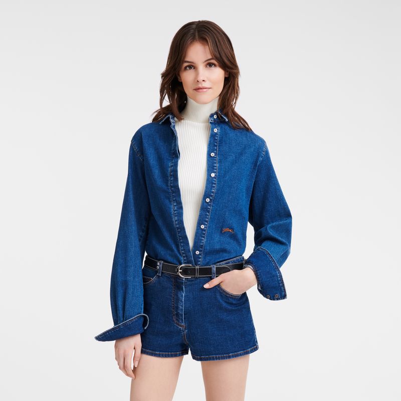 Denim - Denim Longchamp Women Shirt | AU8666LI