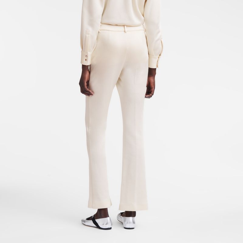 Ecru - Jersey Longchamp Suit Women Pants | AU8709NW