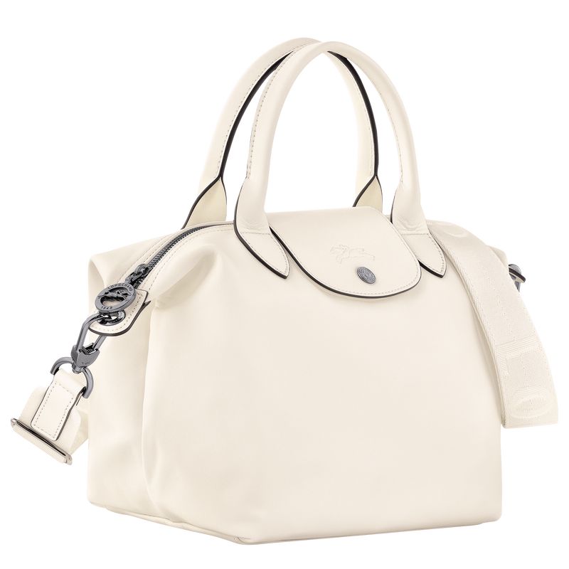 Ecru - Leather Longchamp Le Pliage Xtra S Women Handbag | AU7192HA