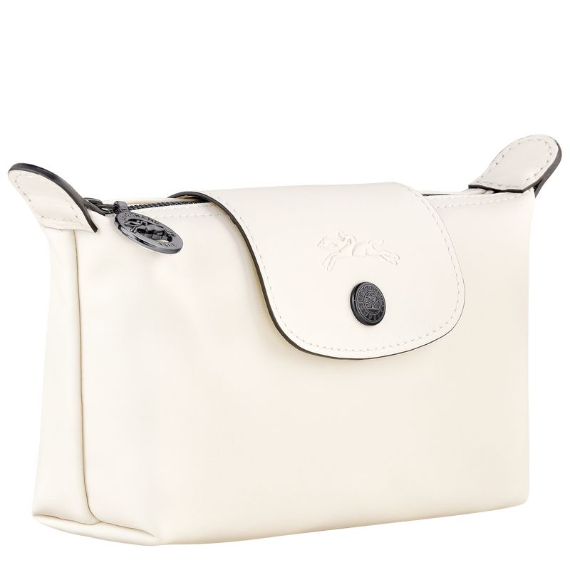 Ecru - Leather Longchamp Le Pliage Xtra Women Pouches | AU7689IL