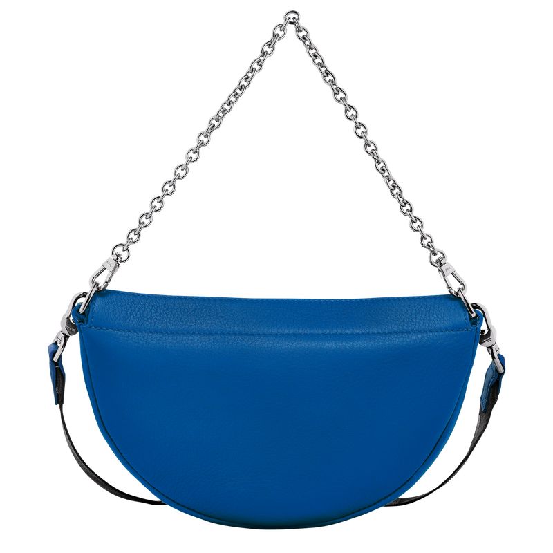 Electric Blue - Leather Longchamp Smile S Crossbody Women Shoulder Bags | AU7533IL