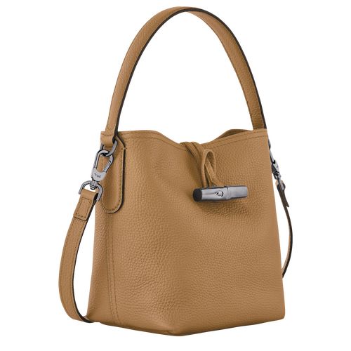 Fawn - Leather Longchamp Le Roseau Essential XS Bucket Women Mini Bags | AU7135AH