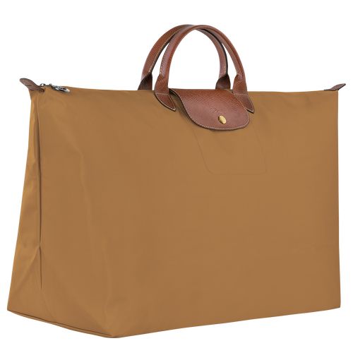 Fawn - Recycled canvas Longchamp Le Pliage Original M Women Travel Bags | AU8111WN