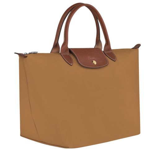 Fawn - Recycled canvas Longchamp Le Pliage Original M Women Handbag | AU7330EB