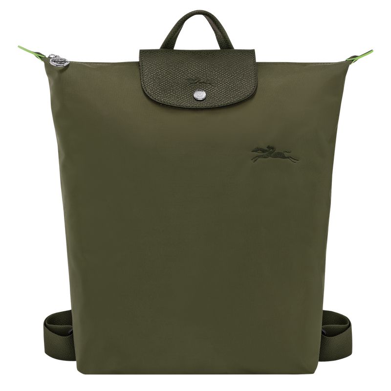 Forest - Canvas Longchamp Le Pliage M Men Backpacks | AU8845TC