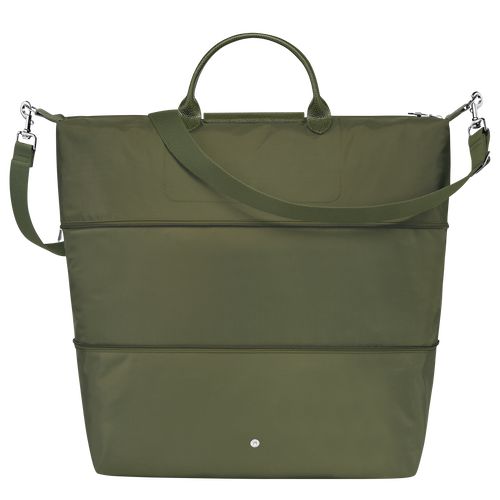 Forest - Recycled canvas Longchamp Le Pliage Green expandable Women Travel Bags | AU8136BE