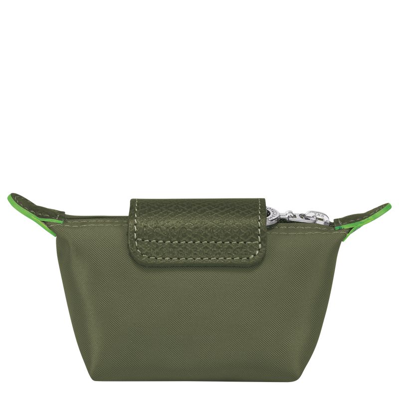 Forest - Recycled canvas Longchamp Le Pliage Green Men Coin Purses | AU9015LI