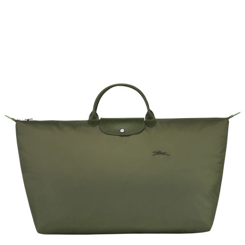 Forest - Recycled canvas Longchamp Le Pliage Green M Men Travel Bags | AU9215AH