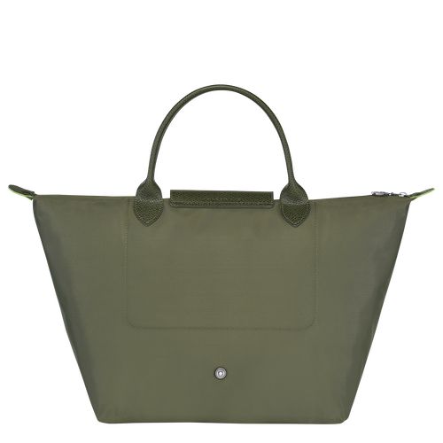 Forest - Recycled canvas Longchamp Le Pliage Green M Women Handbag | AU7348HA